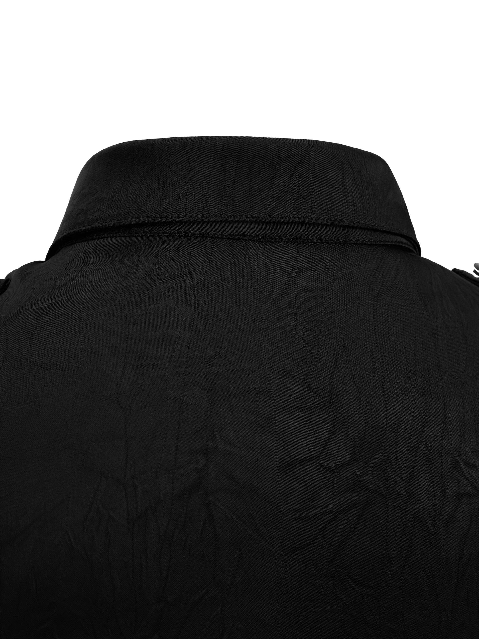 BIGSIZZE NỮ - Áo sơ mi lụa phối nắp túi dành cho nàng béo từ 55-90kg V-AK099_thumbnail_2