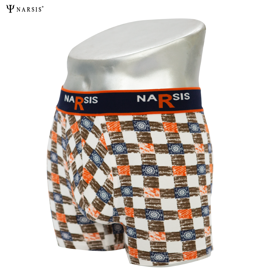 QUẦN LÓT ĐÙI / BOXER NAM NARSIS Ô BÀN CỜ - COTTON CO GIÃN 4 CHIỀU CAO CẤP BIGSIZE CÓ LỚP LÓT KHÁN..._thumbnail_2