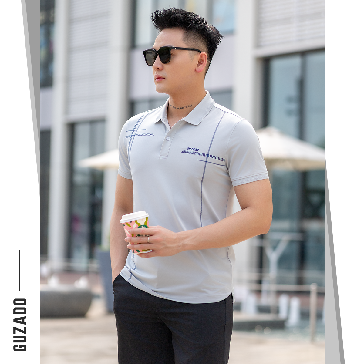 Áo Polo Nam GUZADO Sọc Thể Thao Nam Tính Sang Trọng GPS209_thumbnail_7