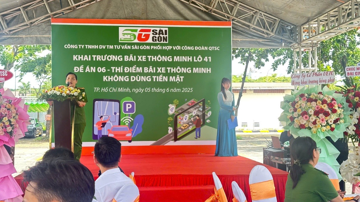 Khai trương bãi đỗ xe thông minh VETC đầu tiên tại TP HCM