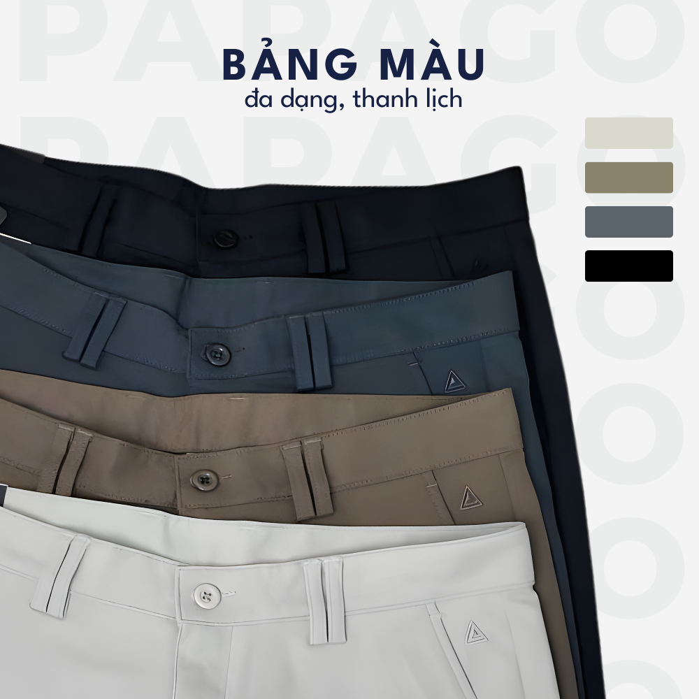 Quần short nam PAPAGO, quần ngố cao cấp chất mềm đẹp trung niên - P25QS003_thumbnail_1