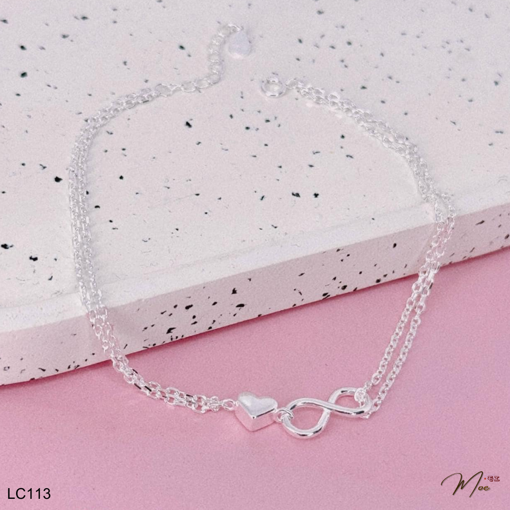 LC113 - Lắc chân vô cực trái tim