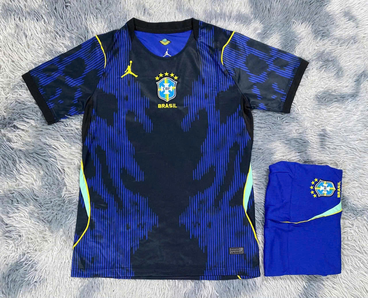 Bộ bóng đá Brazil sân khách World Cup 2026  (chỉ nhận đặt từ 6 bộ)