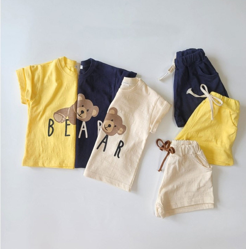 Bộ thun gấu BEAR dễ thương cho bé trai & bé gái_thumbnail_1