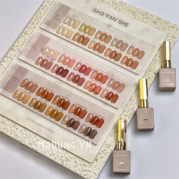 Set sơn thạch - 30 màu - Tone nâu hồng - JIAO YAN SHE_thumbnail_0
