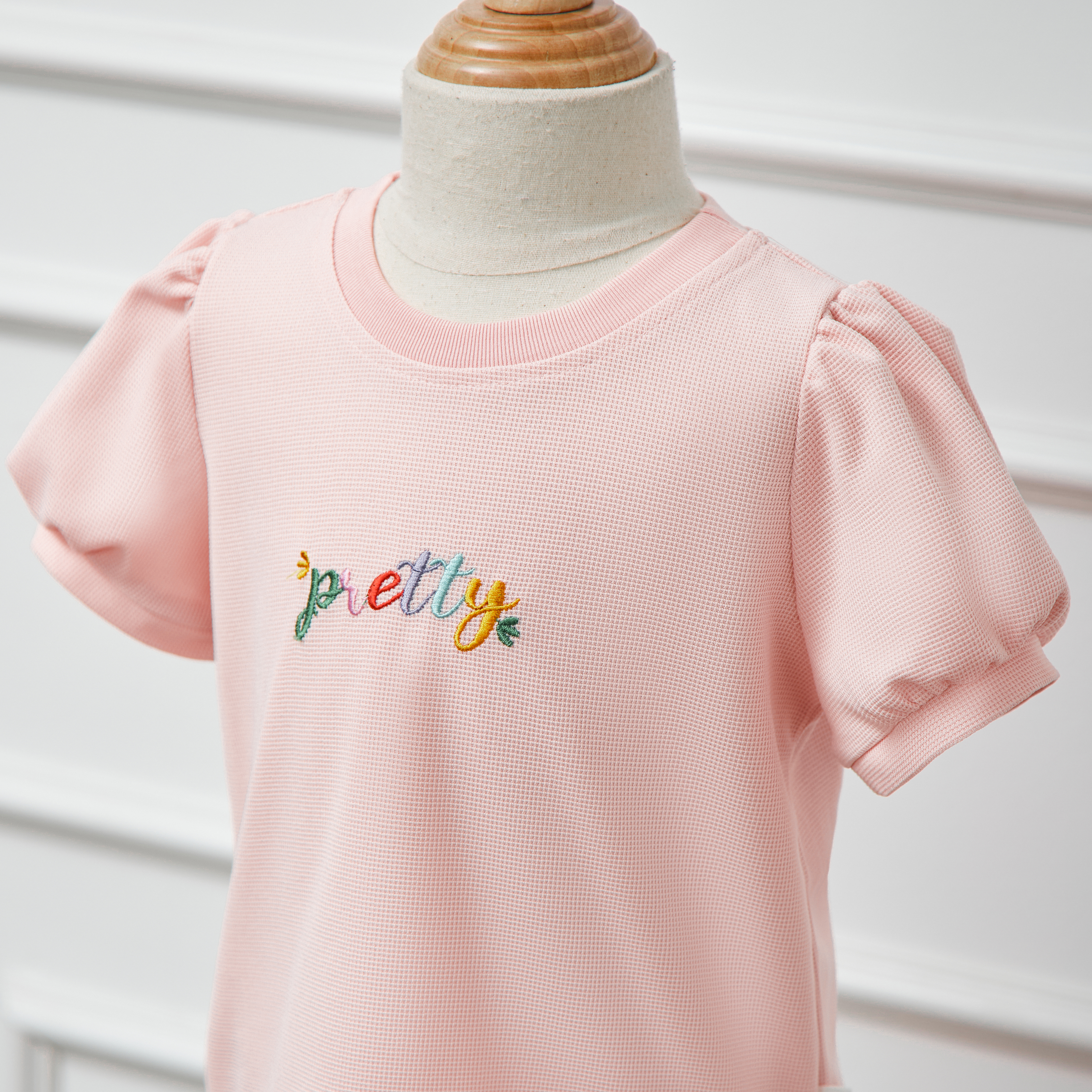 Bộ áo tay bồng chân váy thêu Pretty_thumbnail_1