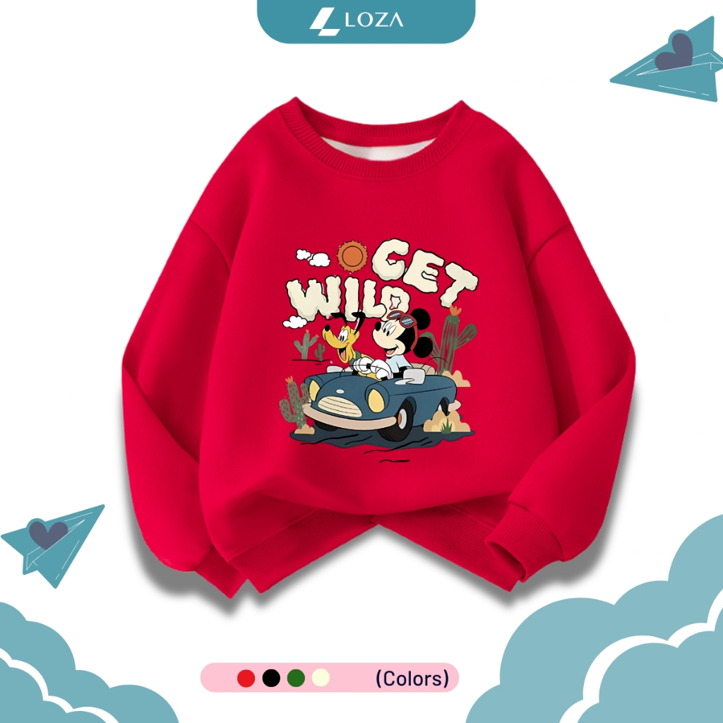 Áo nỉ sweater bé trai in hình Micky - Loza Kids IN3383_thumbnail_1