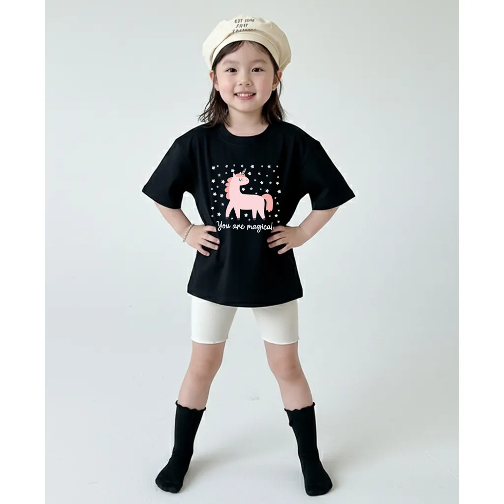 Áo thun bé trai bé gái hình ngựa form rộng Kado 3226_thumbnail_4