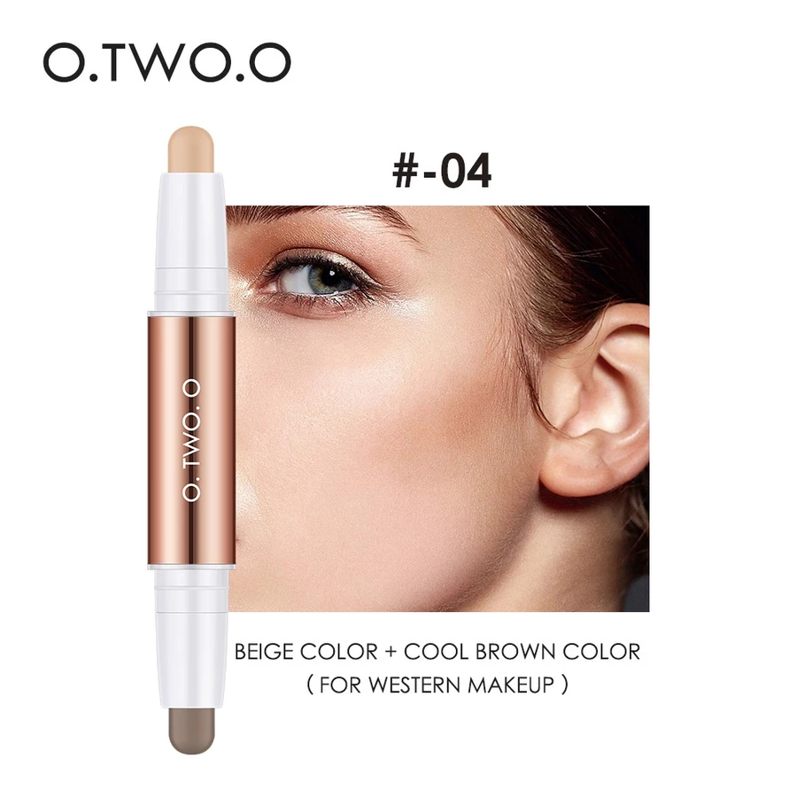 O.TWO.O Highlighter Makeup Shadow Contour Stick Double Head For Brighten Face Cosmetics_thumbnail_11