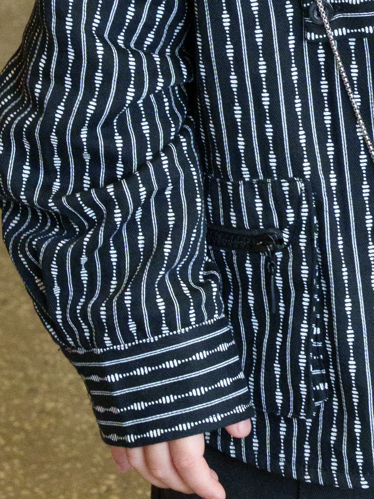 Áo sơ mi đen kẻ sọc hàn quốc_thumbnail_8