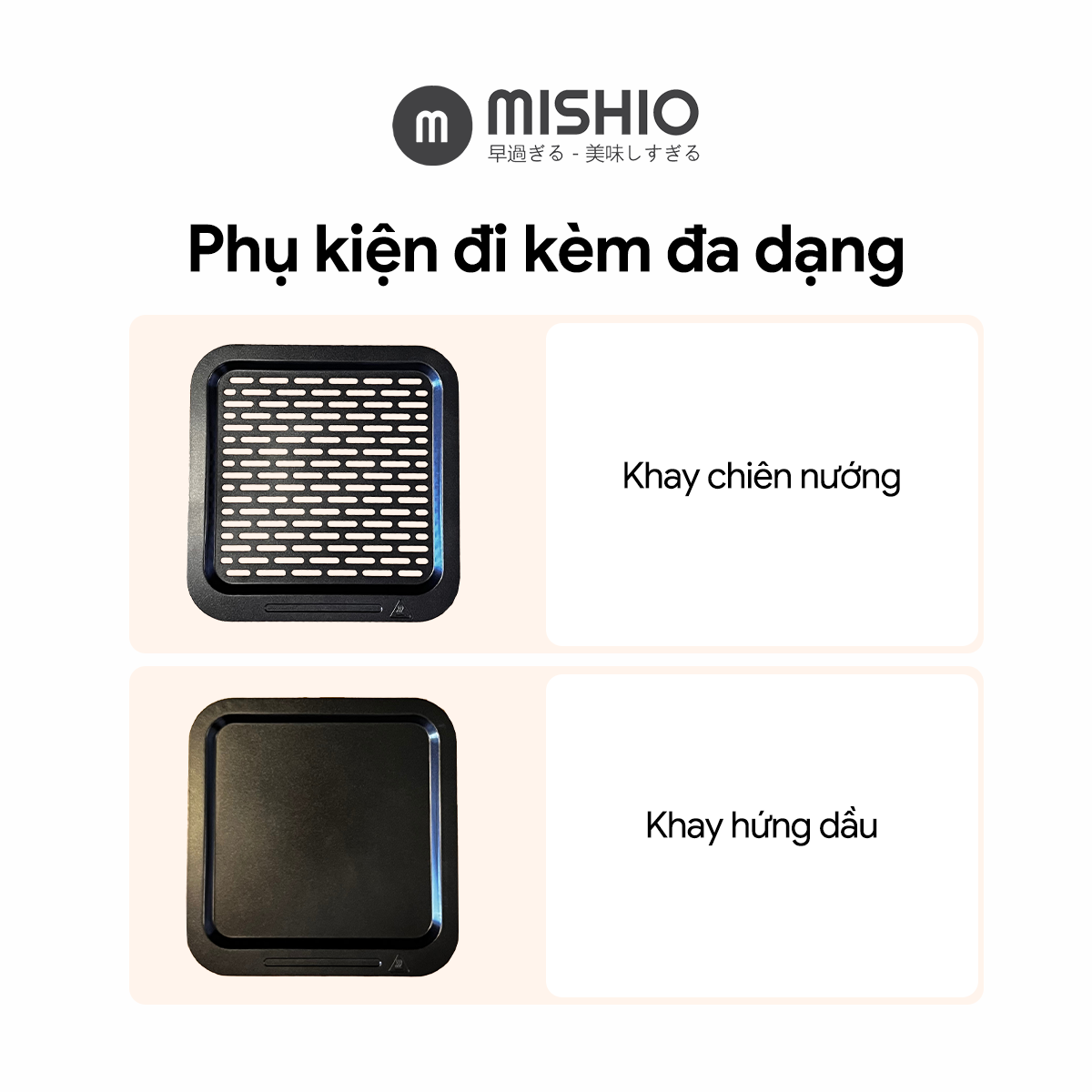 Nồi chiên không dầu 12L Mishio MK393 - tặng nồi cơm 0.8L_thumbnail_7