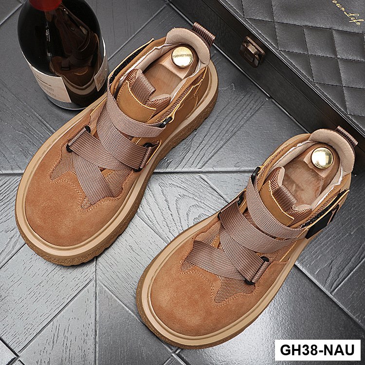 GH38 - Giày bốt nam cổ cao ấm áp Velcro_thumbnail_6