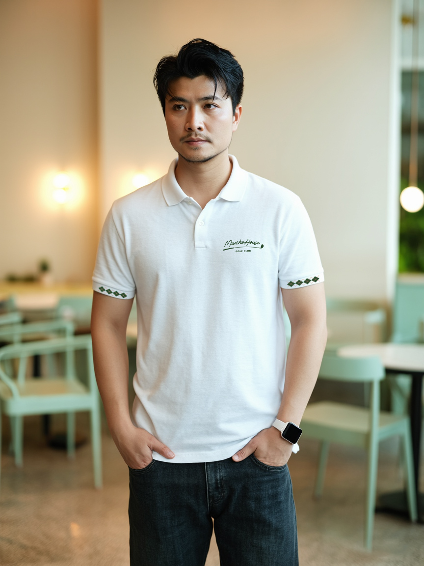 Áo polo nam big size form vừa 2239 Miucho Iconic vải cá sấu polyester co giãn thoáng mát in mix_thumbnail_2