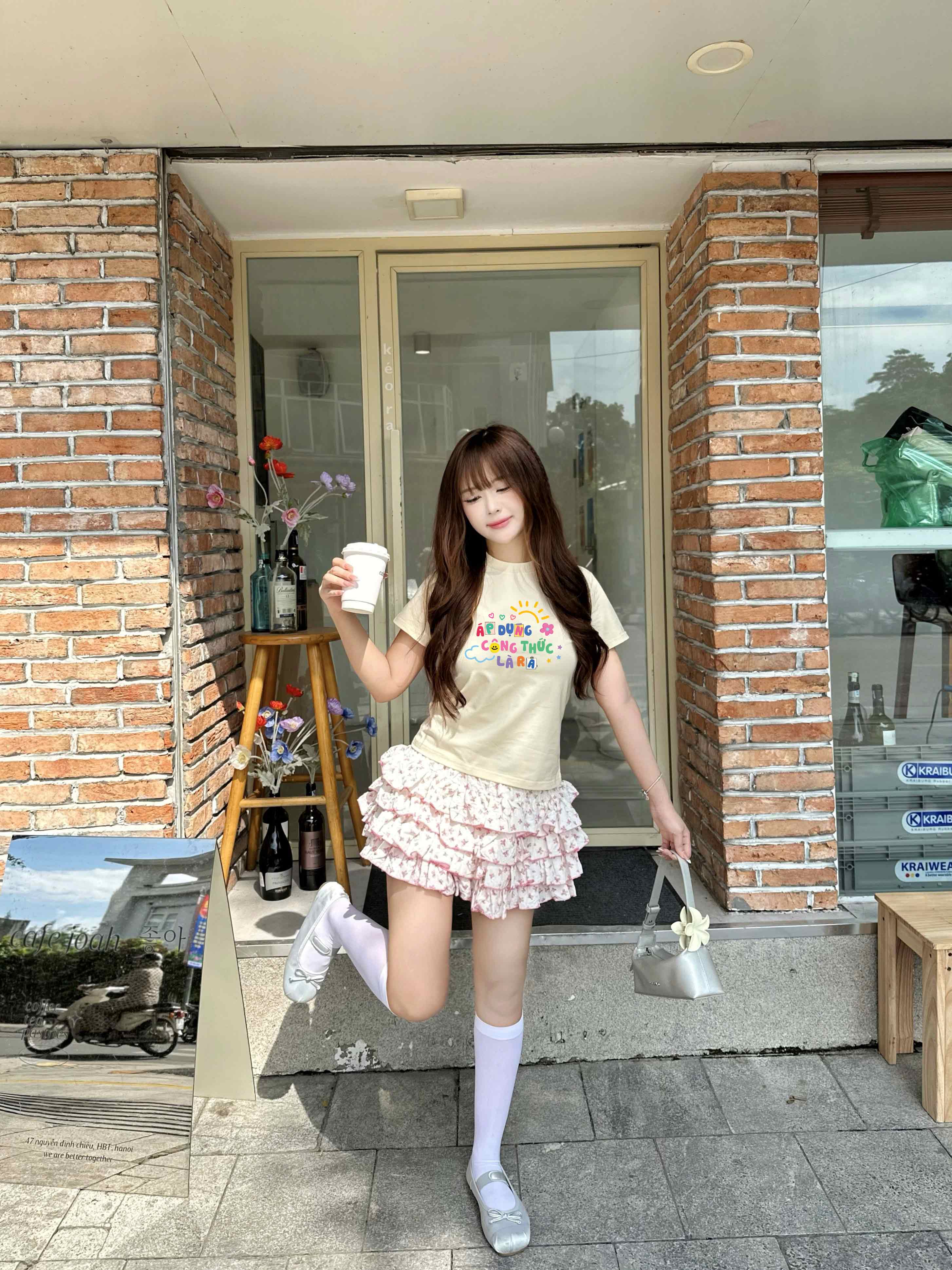 Áo thun baby tee dễ thương ABD2390 Miucho chất vải cotton co giãn thoáng mát cao cấp in Typography_thumbnail_4