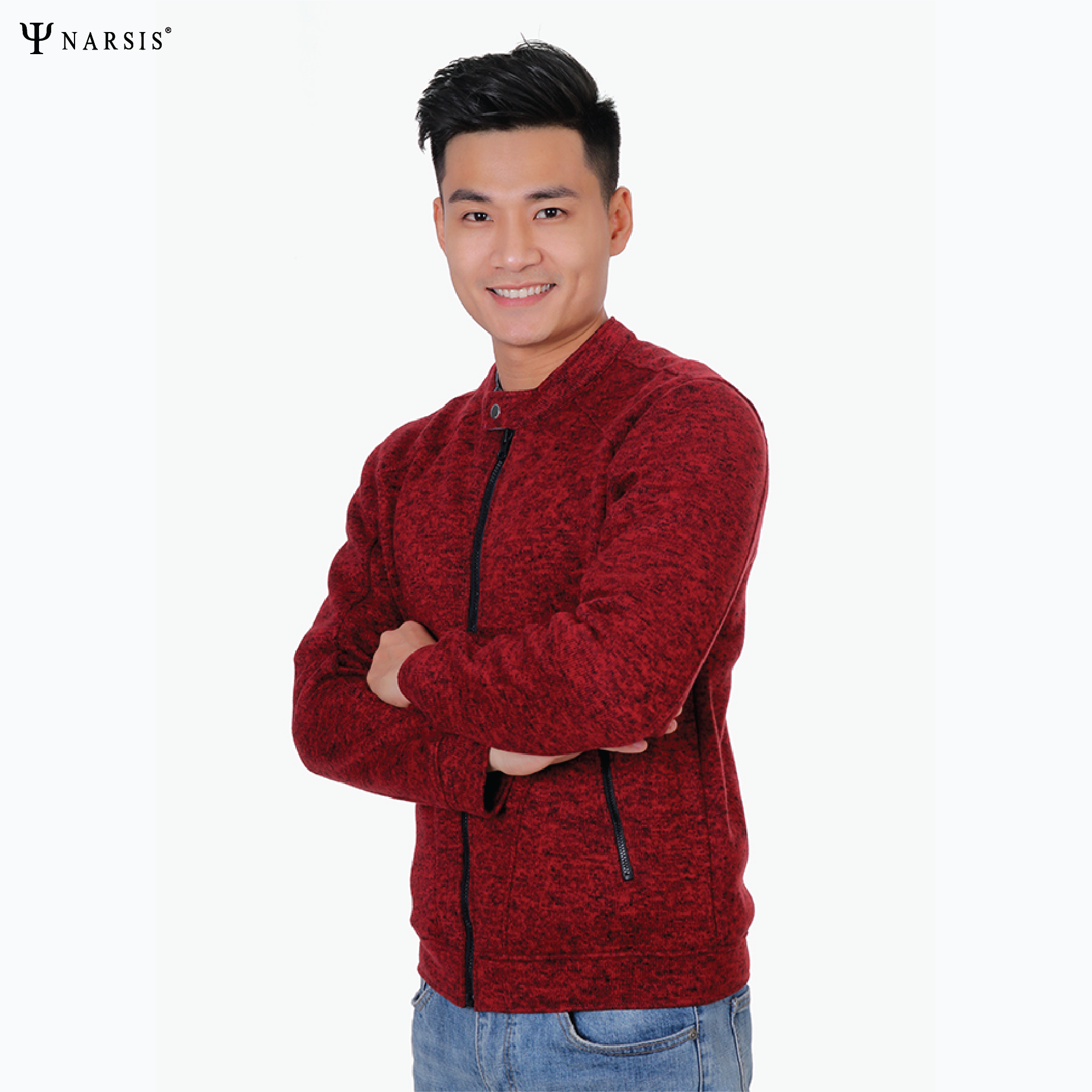 ÁO KHOÁC NAM D8067 NARSIS VẢI LEN COTTON ẤM ÁP, THOÁNG MÁT, GIỮ ẤM TỐT, MỀM MẠI, GIỮ ẤM TỐT, MỀM MẠI_thumbnail_2