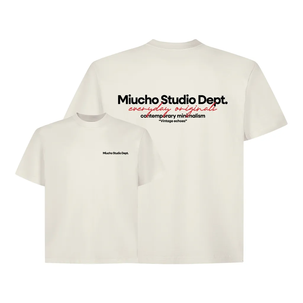 Áo thun boxy nam nữ Miucho Studio Dept 2568 vải cotton 2c thoáng mát basic nhiều màu in typography_thumbnail_7