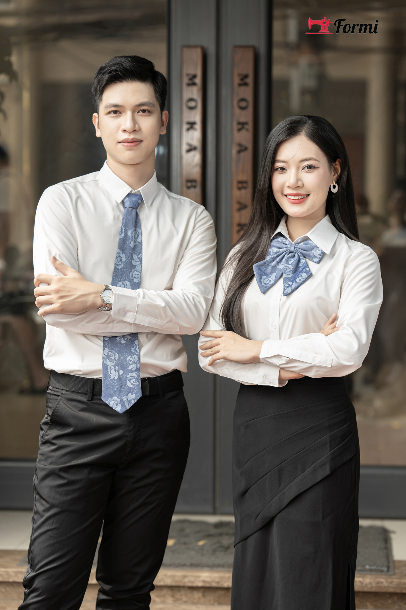 Áo sơ mi nam dài tay màu trắng