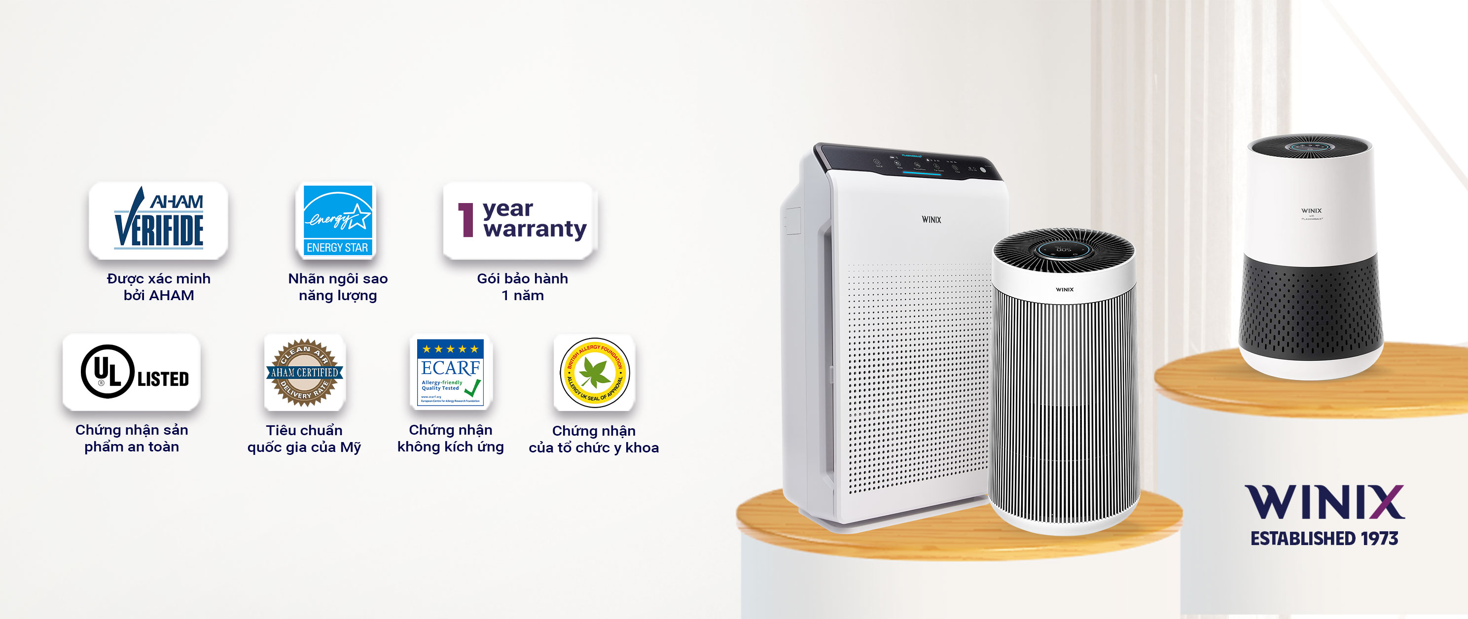 3 Máy lọc không khí Winix đáng mua nhất hiện nay: Compact, Zero, T800 – Giải pháp bảo vệ sức khỏe cho mọi không gian