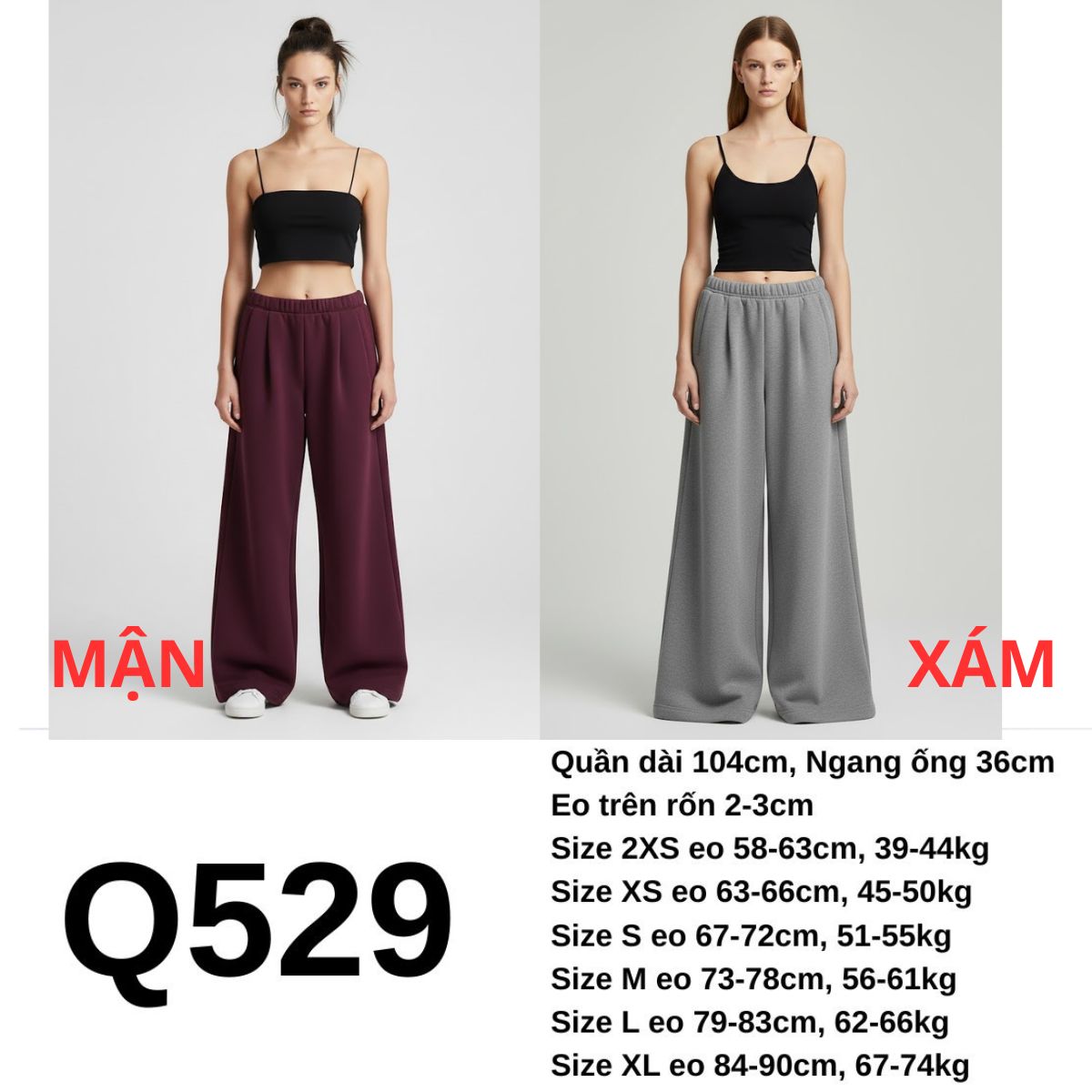Q529 Quần thun GJ