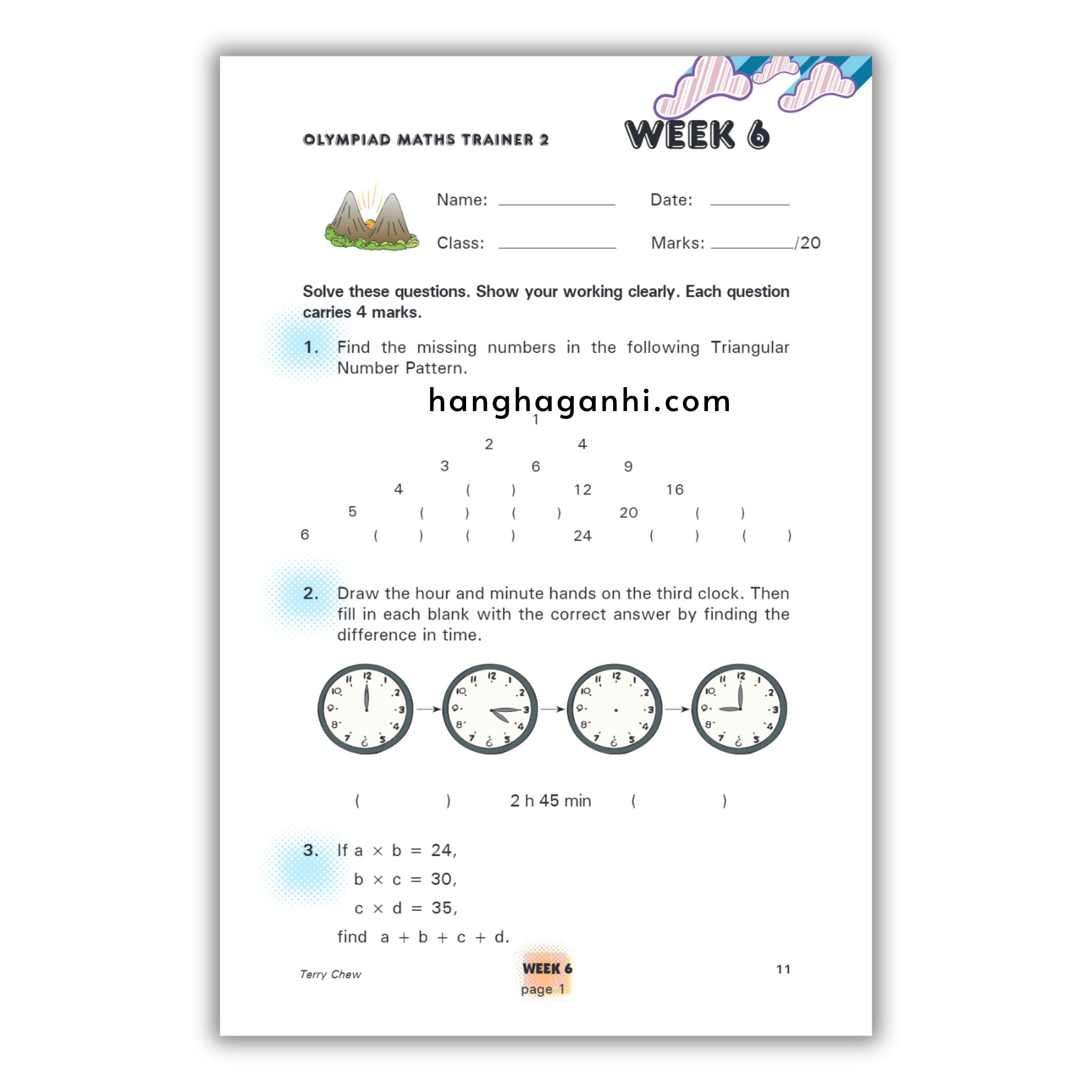 Olympiad Maths Trainer Level 2- Sách Toán Tiếng Anh Singapore cho bé lớp 2_thumbnail_2