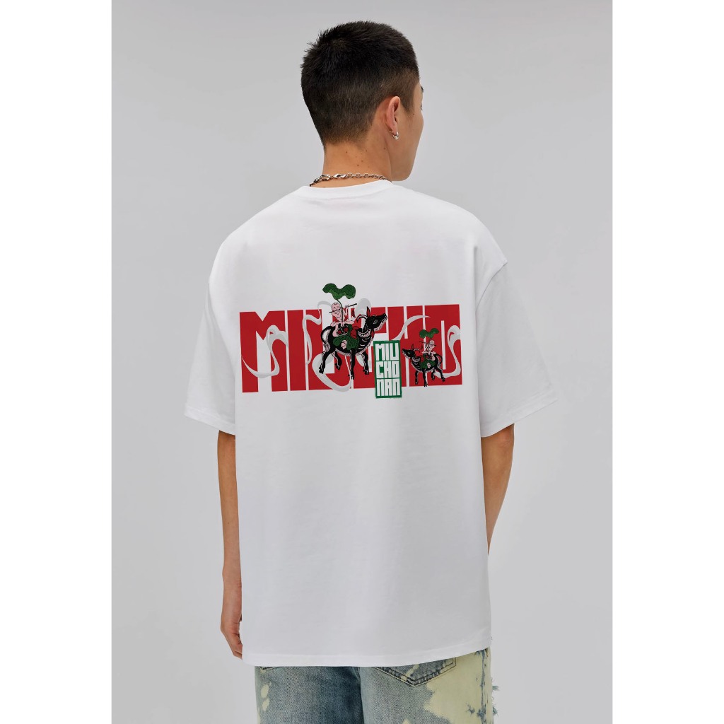 Áo thun nam form rộng 12 con giáp tuổi Sửu ( tuổi trâu) ATD439 Miucho Man cotton cổ tròn ingraphic_thumbnail_4