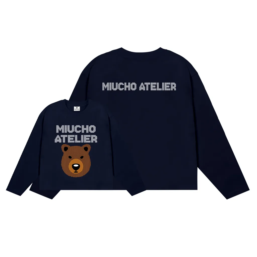 Áo thun boxy tay dài nam nữ Miucho Atelier cotton thoáng mát cổ tròn dễ phối đồ in mix 2689_thumbnail_12