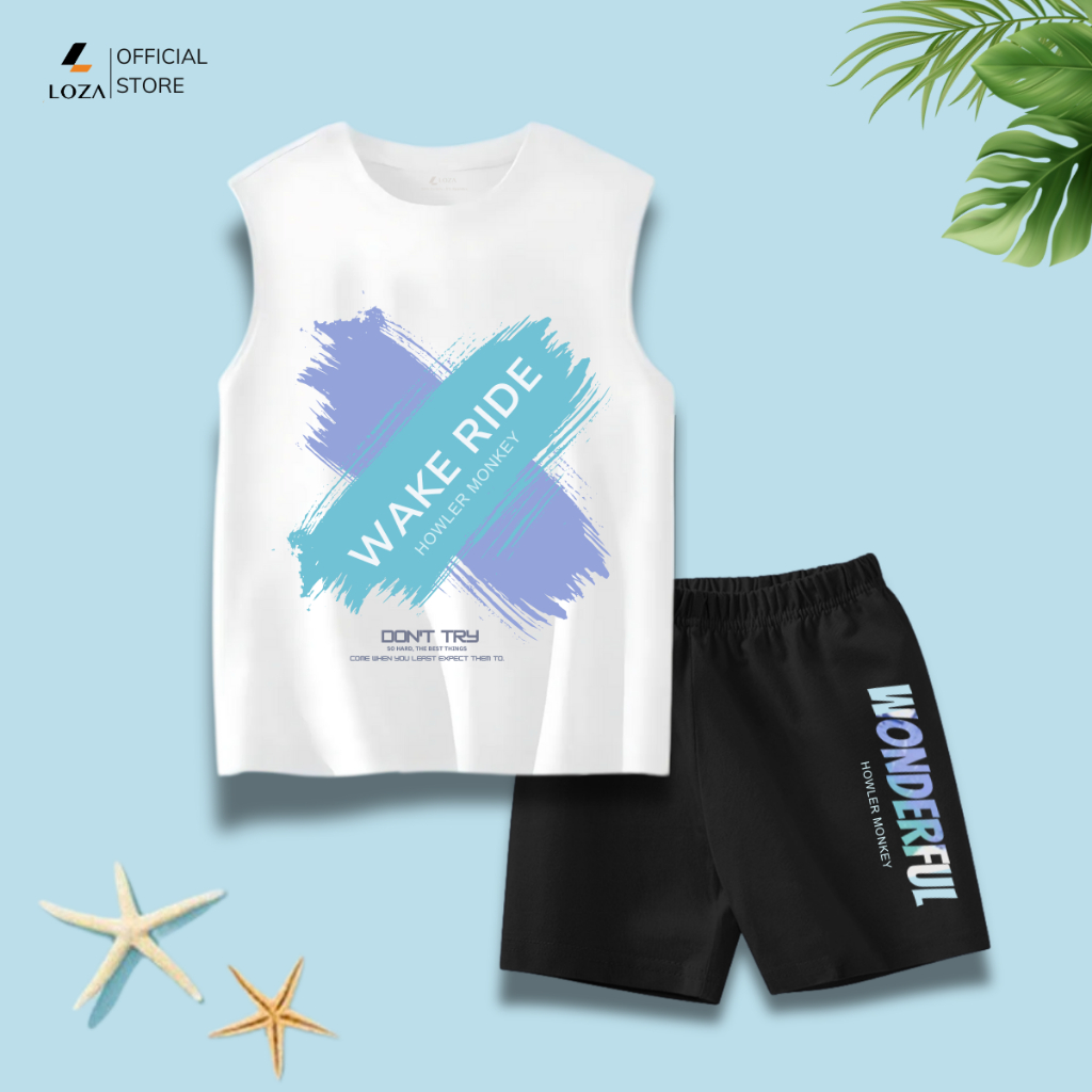 Bộ ba lỗ bé trai in hình nhiều mẫu - Loza Kids G0280_thumbnail_3