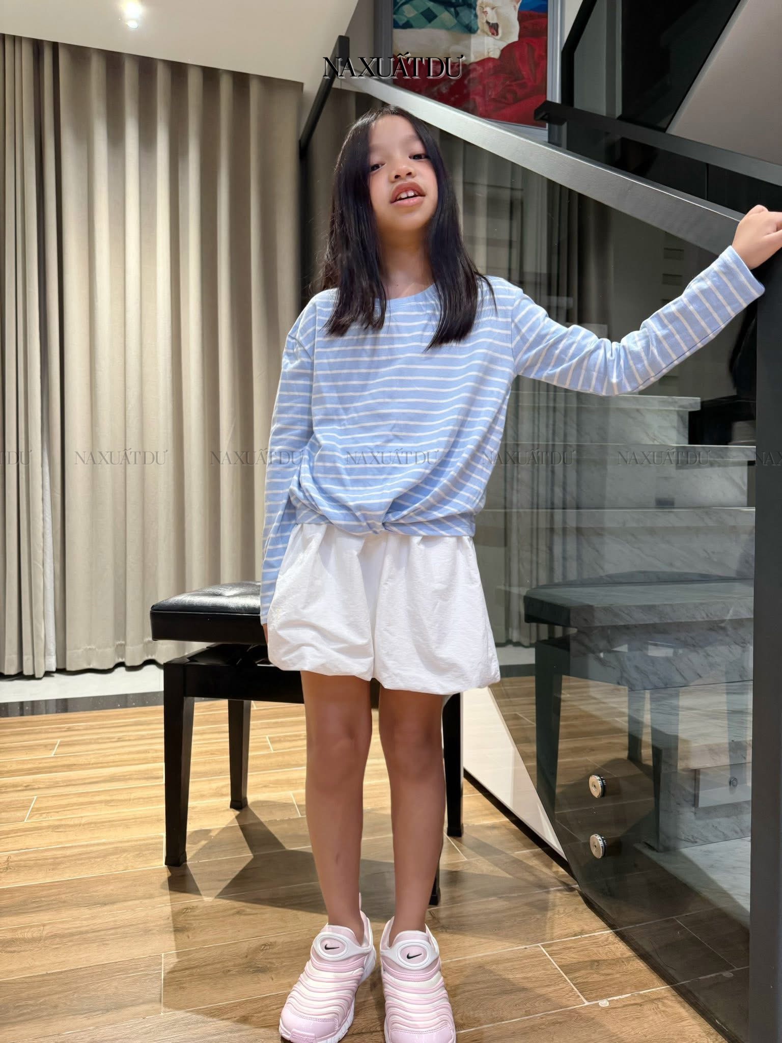 Set 2 áo tay dài " Wonder Nation " - A839