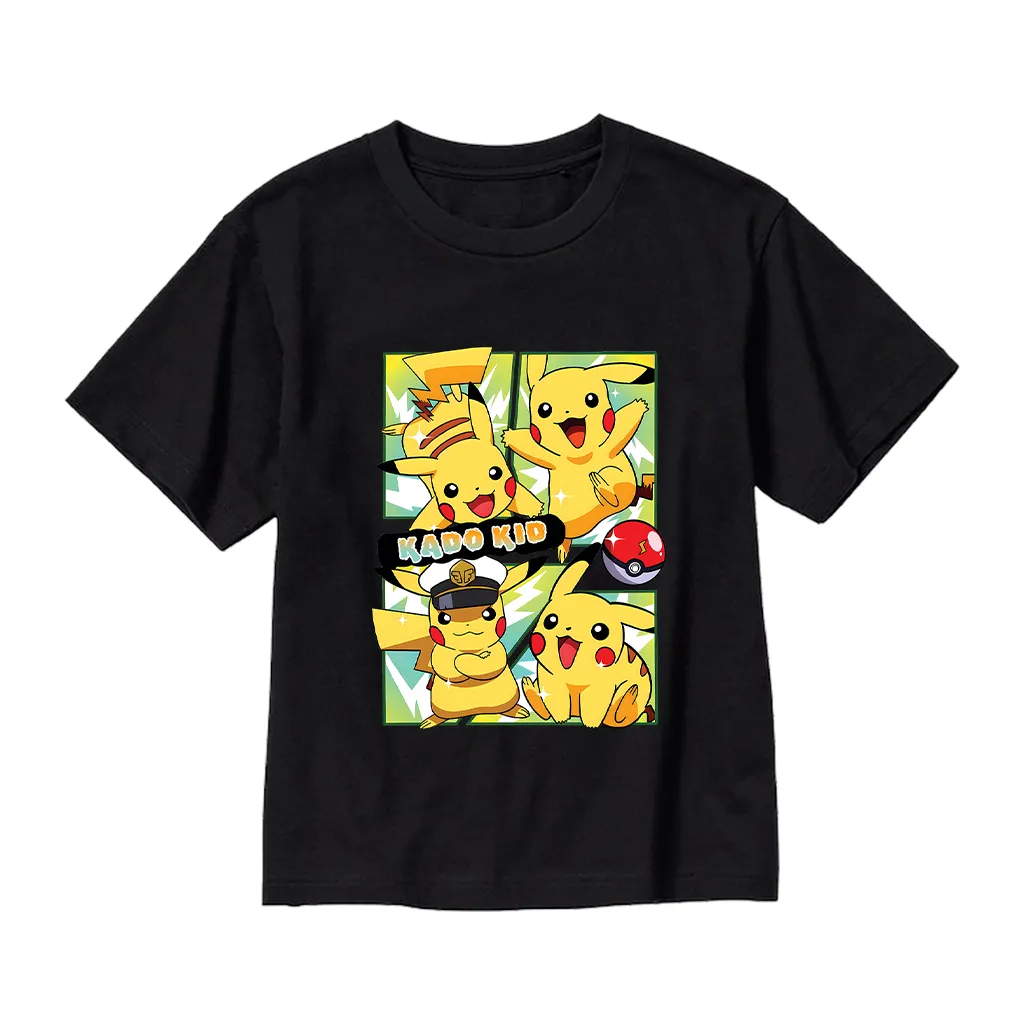 Áo thun bé trai bé gái hoạt hình Kado vải cotton thoáng mát tay ngắn cổ tròn in artwork 2972_thumbnail_8