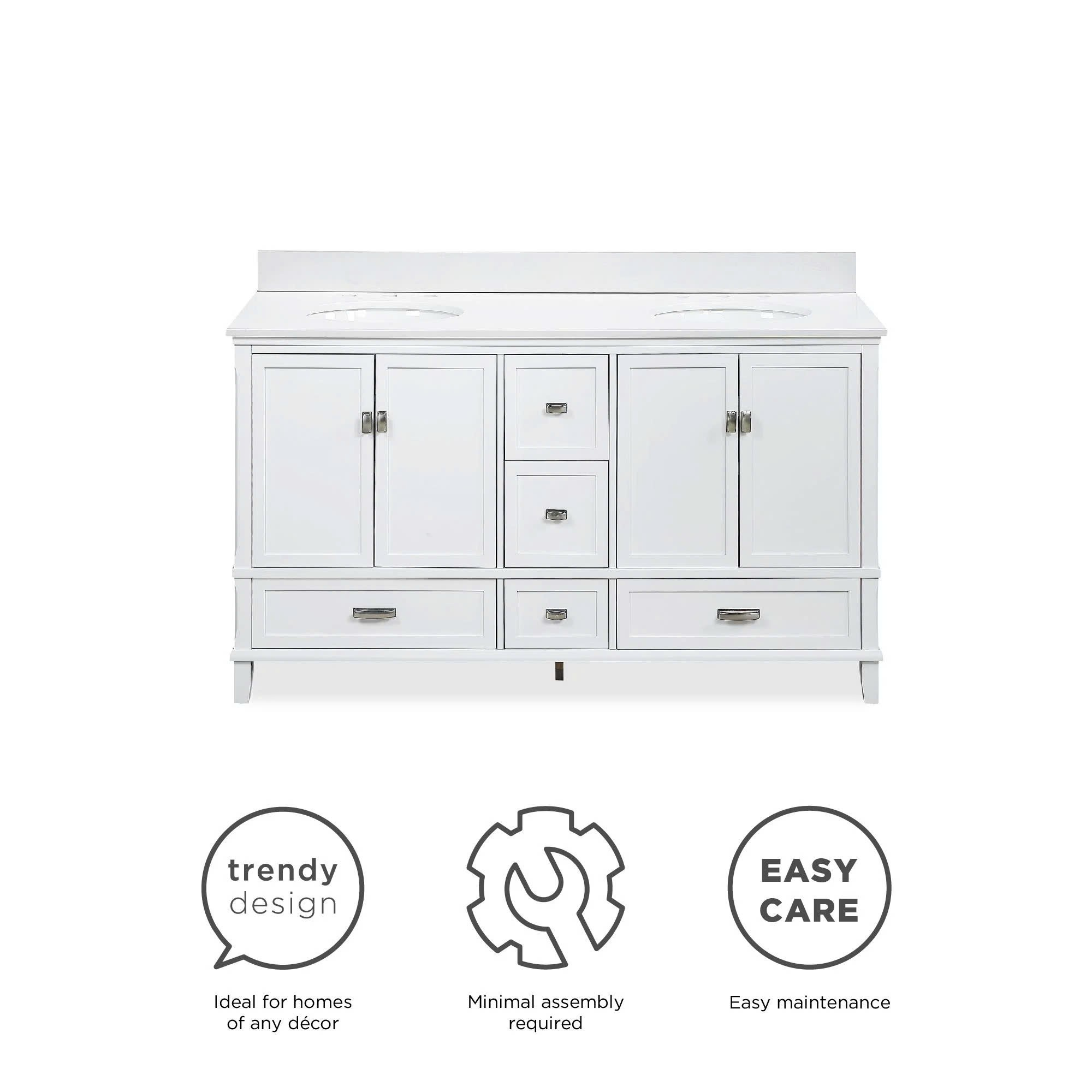 Tủ Lavabo Otum 60 inch màu Trắng_thumbnail_4