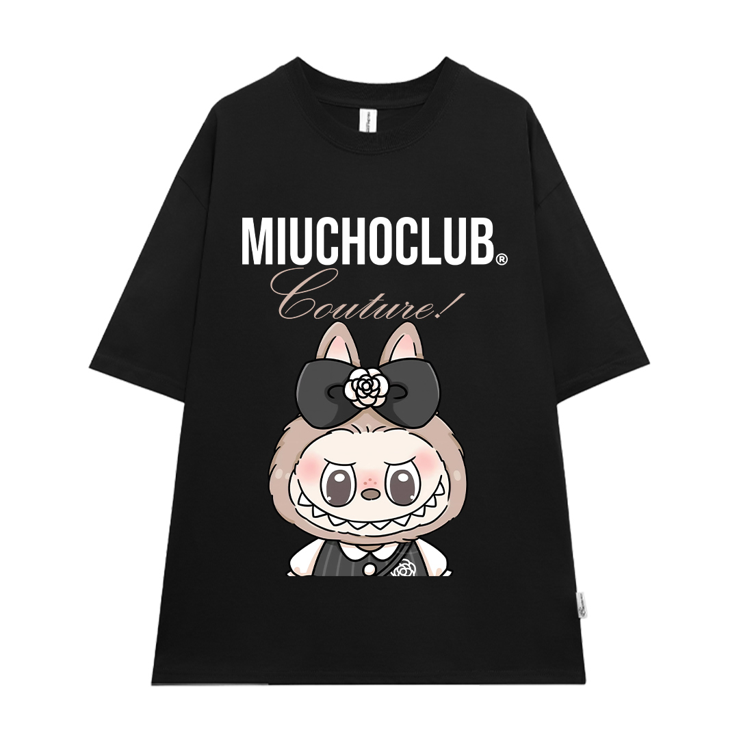 Áo thun labubu form rộng nhiều màu sắc ATD1471 Miucho tay ngắn cổ tròn in mix_thumbnail_8