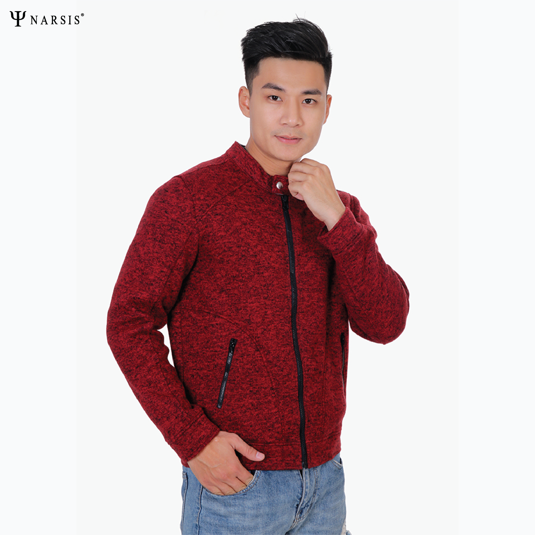 ÁO KHOÁC NAM D8067 NARSIS VẢI LEN COTTON ẤM ÁP, THOÁNG MÁT, GIỮ ẤM TỐT, MỀM MẠI, GIỮ ẤM TỐT, MỀM MẠI