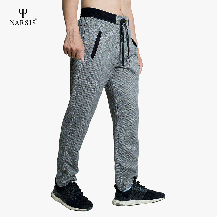 QUẦN DÀI NAM NARSIS  GHI ĐẬM G8004 NARSIS VẢI NỈ ẤM ÁP, MỀM MẠI, THÍCH HỢP MÙA ĐÔNG, GIỮ NHIỆT TỐT_thumbnail_2