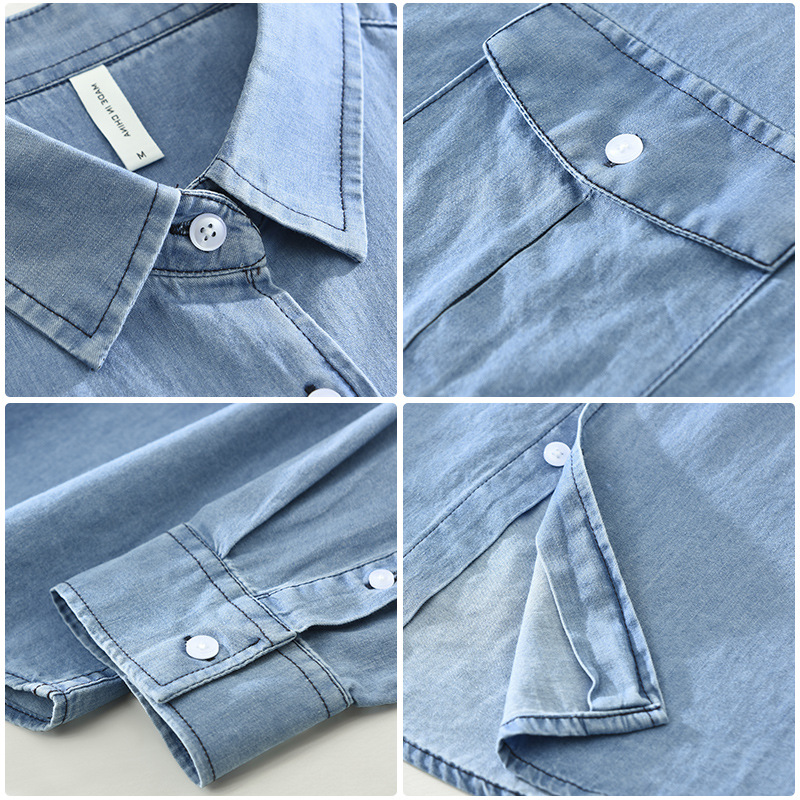 Áo Sơ Mi Denim Dài Tay Nam Phong Cách Nhật Bản – Form Rộng Retro, Thời Trang Đa Năng_thumbnail_6