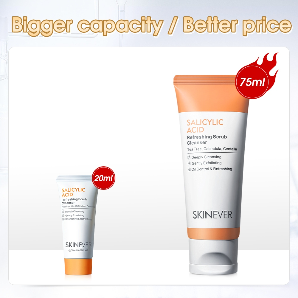 SKINEVER Salicylic Acid Refreshing Scrub Cleanser 75ml_thumbnail_7