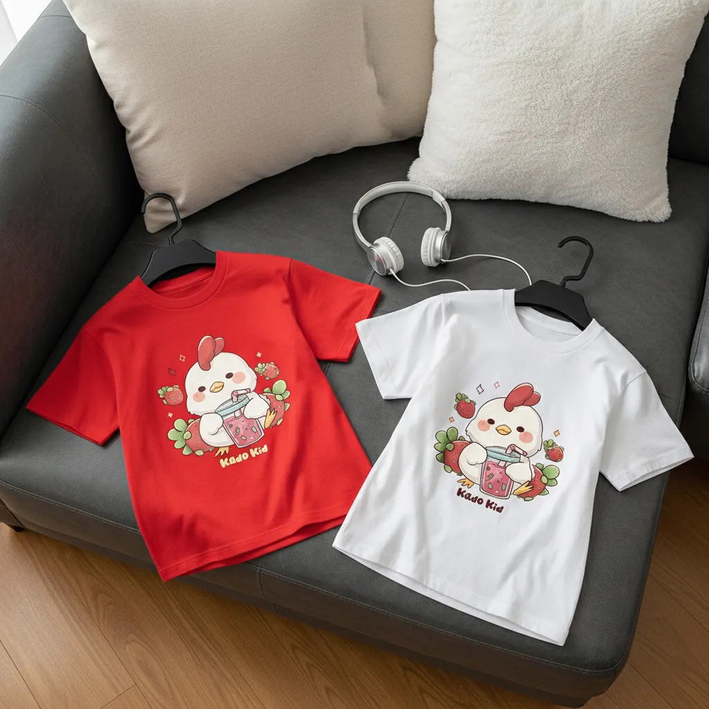 Áo thun bé trai bé gái 12 con giáp tuổi Dậu Kado 3159_thumbnail_6