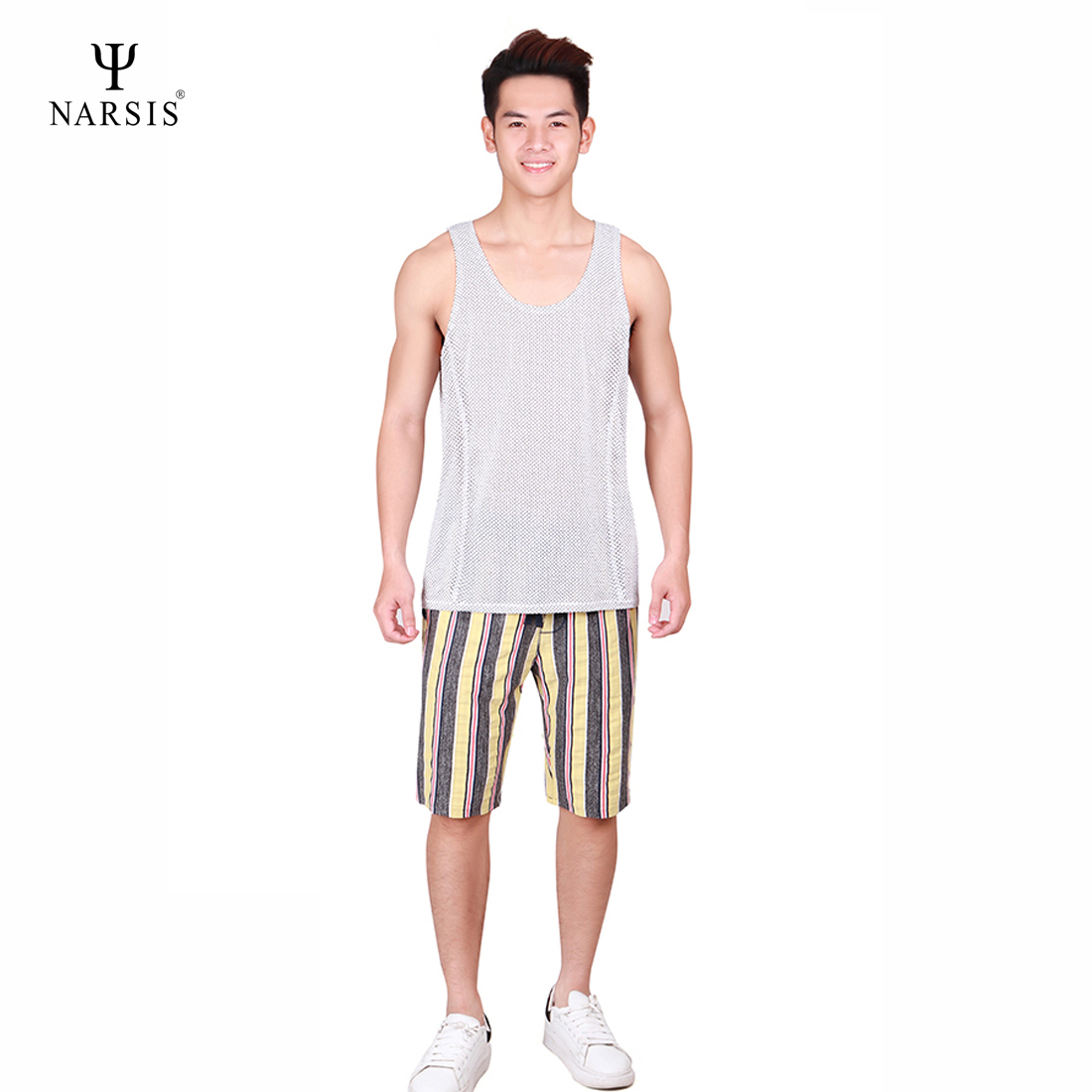 ÁO MAY Ô NAM D9010 NARSIS VẢI COTTON MỀM MẠI, CO GIÃN TỐT, VẢI THOẢI MÁI VẬN ĐỘNG, HÚT ẨM TỐT