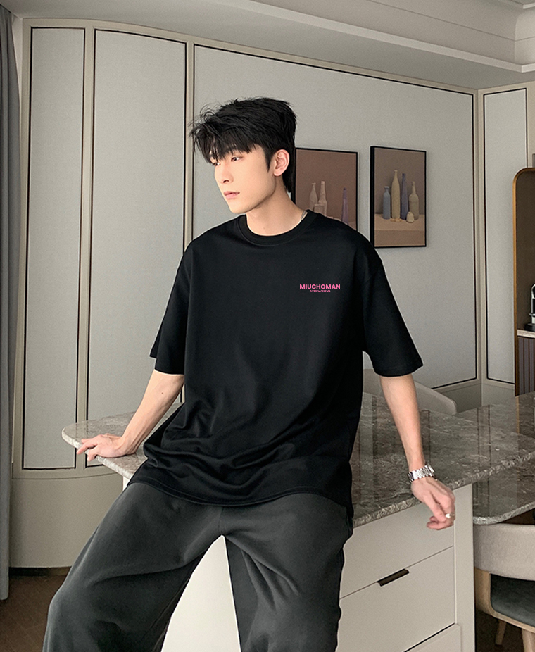 Áo thun nam local brand nhiều màu ATD1466 Miucho Man vải cotton thoáng mát cổ tròn in basic_thumbnail_8