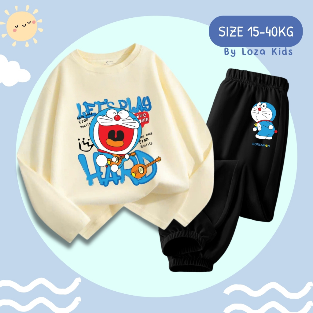 Bộ Thu - Đông bé trai in hình Doraemon - Loza Kids BW445_thumbnail_0