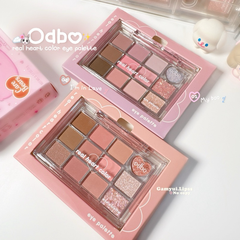 [ODBO] Bảng phấn mắt 12 ô Odbo Real Heart (OD2019)