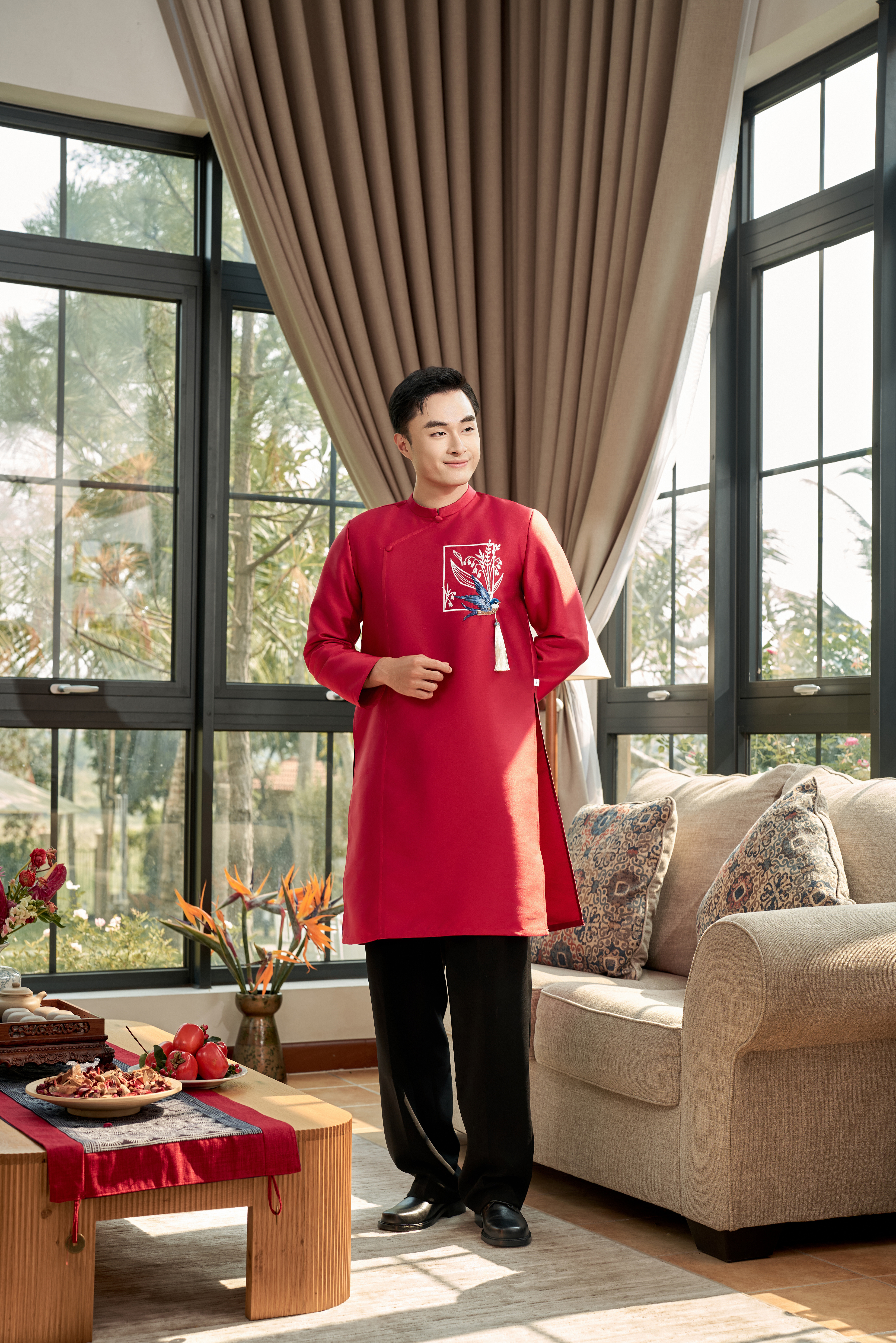 Áo dài bố Gia Khánh