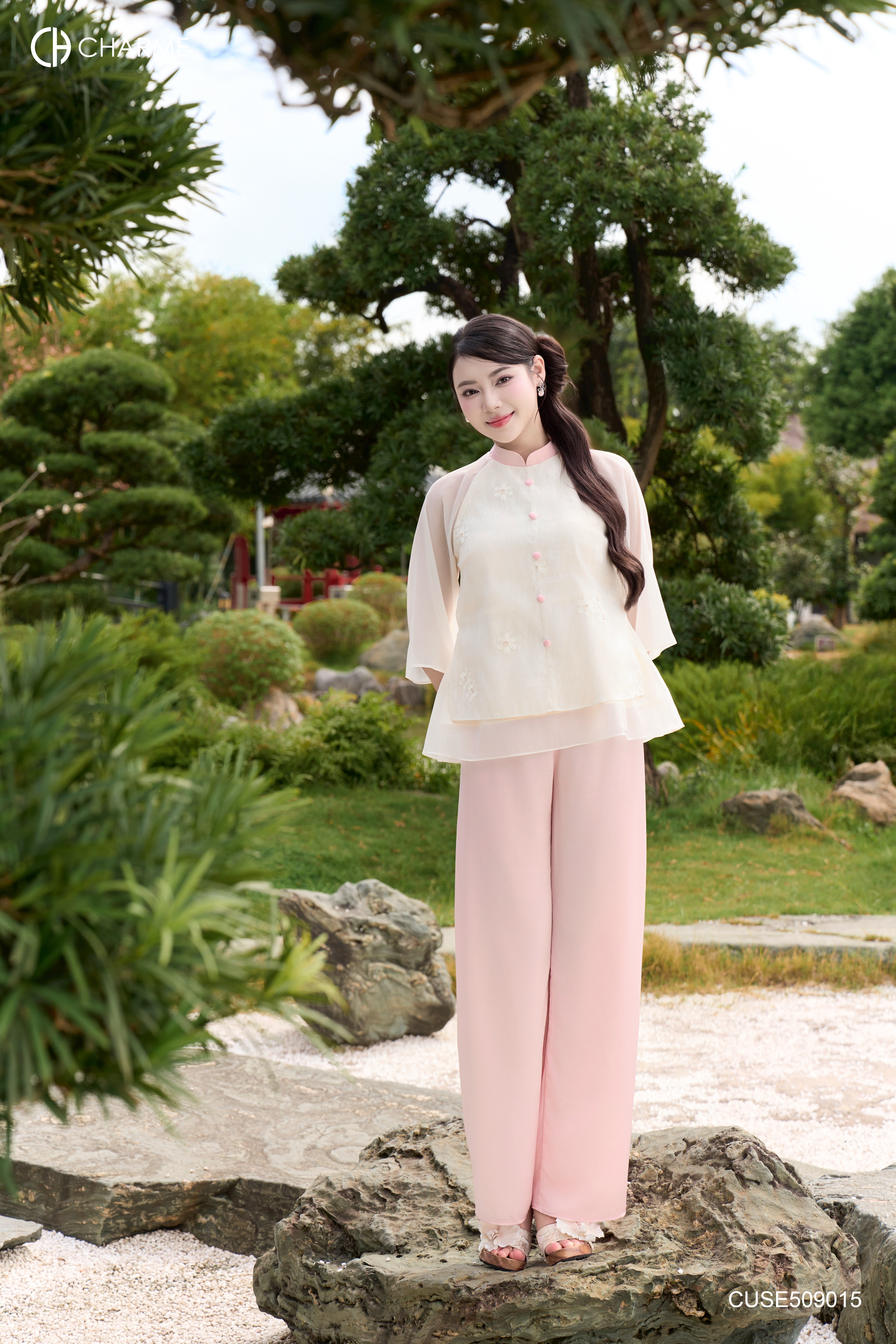 Set pháp phục áo 2 tà bèo nhẹ