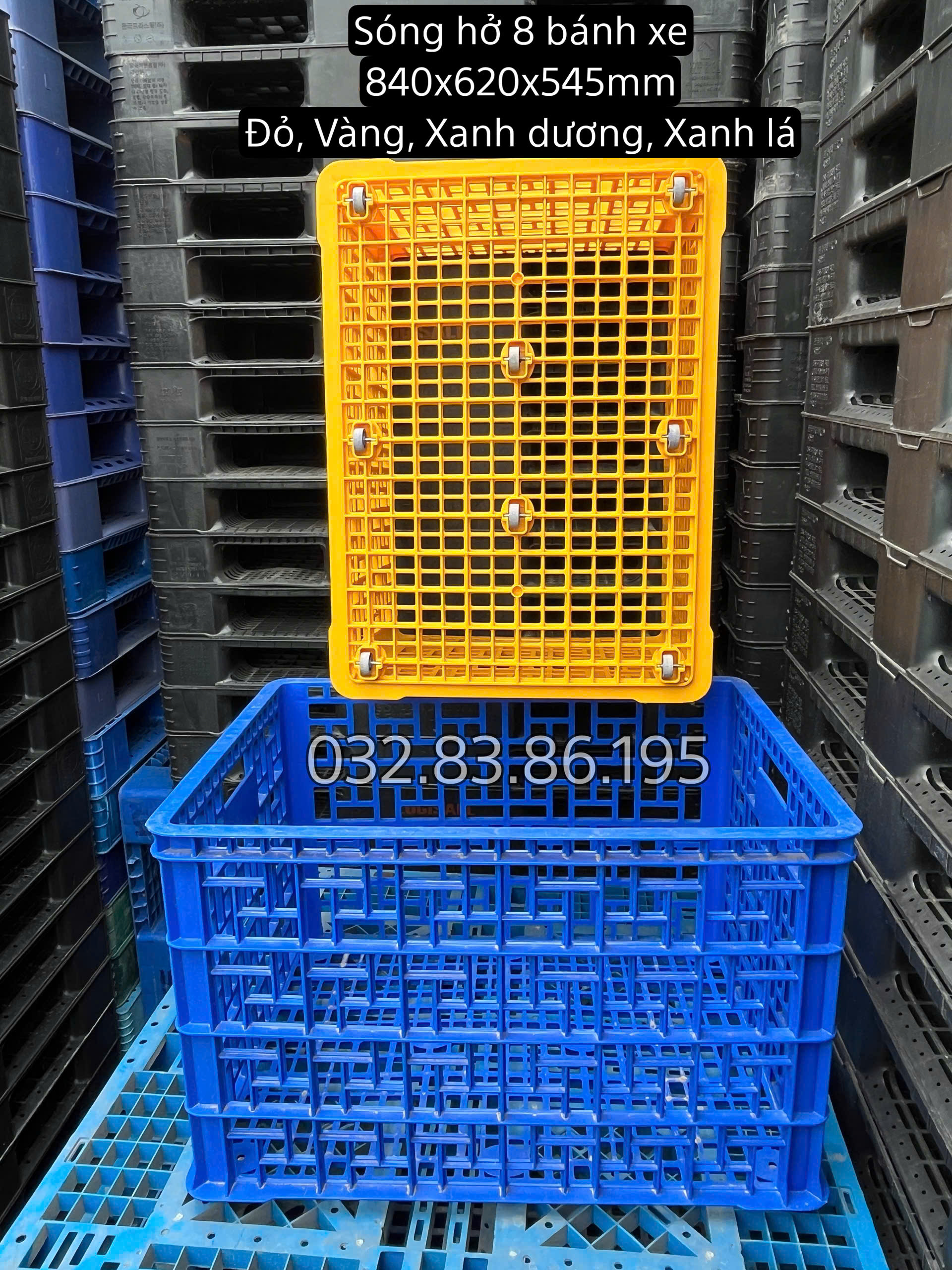 Sóng hở 8 bánh xe 