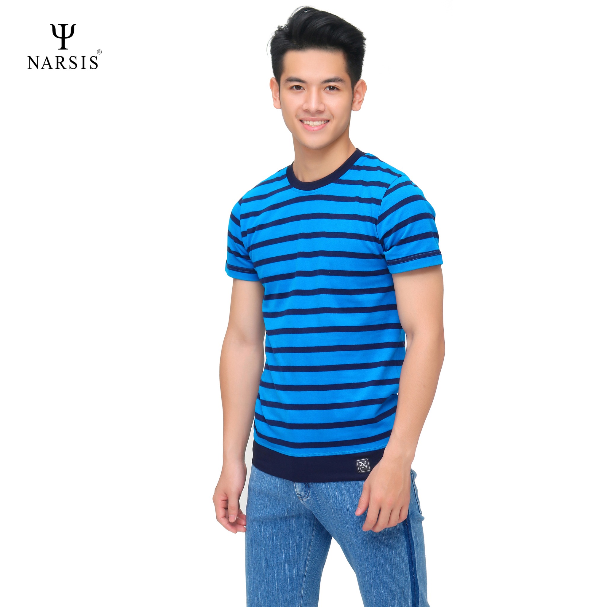 ÁO PHÔNG NAM D4100 NARSIS CHẤT LIỆU THOÁNG MÁT, DỄ CHỊU, THOẢI MÁI CẢ NGÀY, DỄ VẬN ĐỘNG