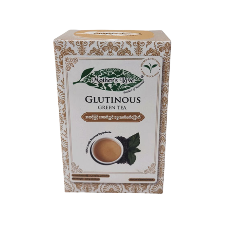 Glutinous Green Tea အဆင်မြင့်ကောက်ညင်းမွှေး လက်ဖက်ခြောက်