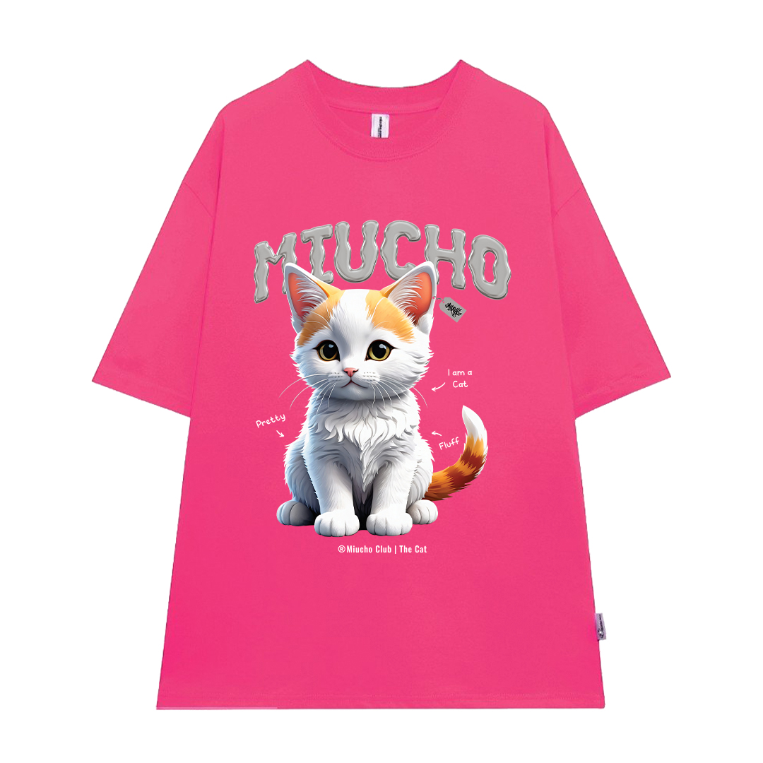 Áo thun form rộng 12 con giáp tuổi Mão ATD1244 Miucho tay ngắn cổ tròn in mix_thumbnail_19