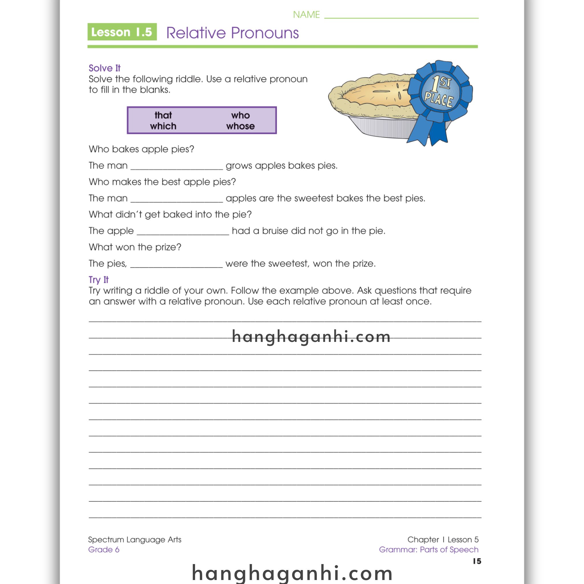 Sách Spectrum Language Arts Workbook Grade 6_thumbnail_15