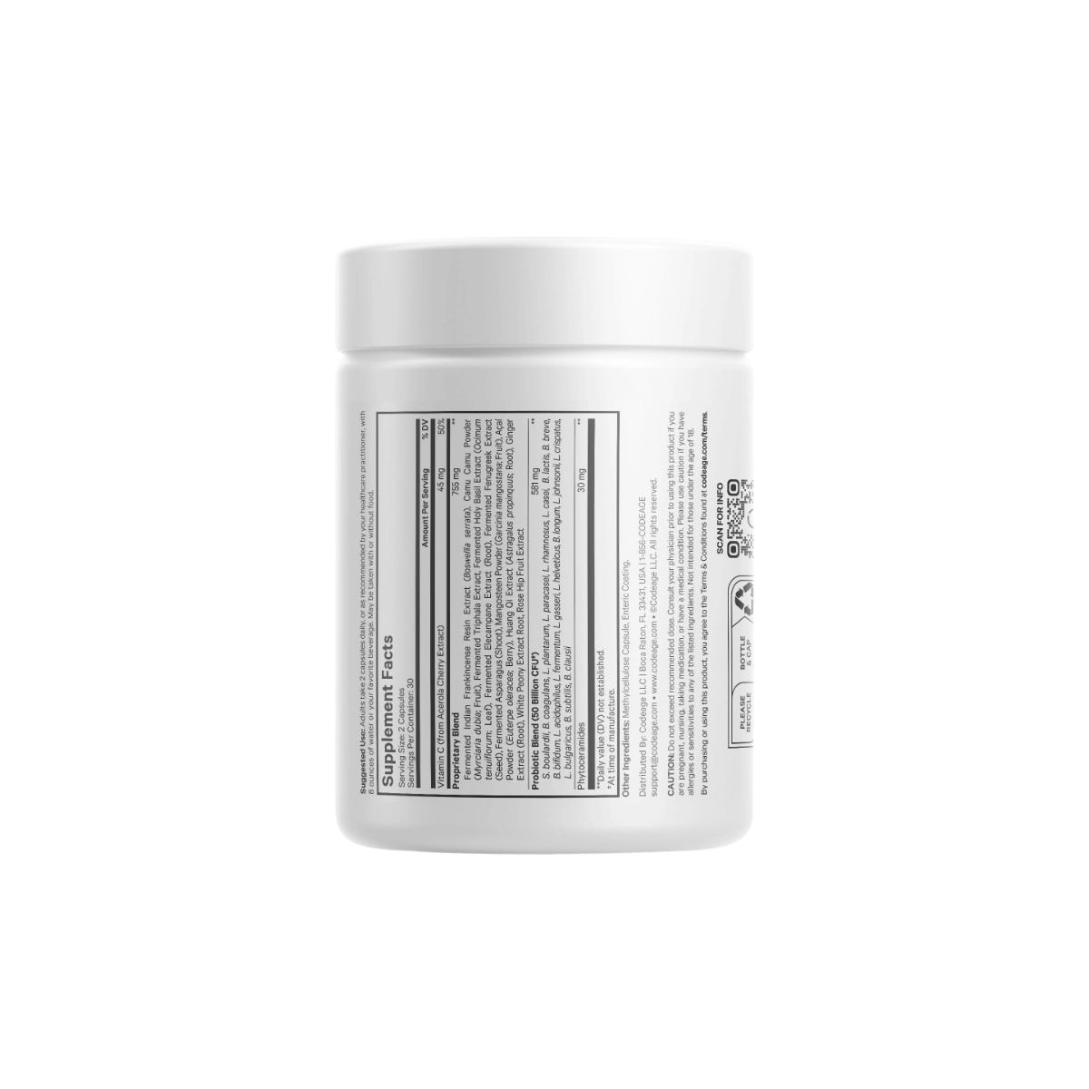 Viên Uống Lợi Khuẩn CodeAge Skin Probiotic 60 viên -  Hỗ trợ giảm mụn viêm & Củng cố hàng rào bảo vệ da_thumbnail_3