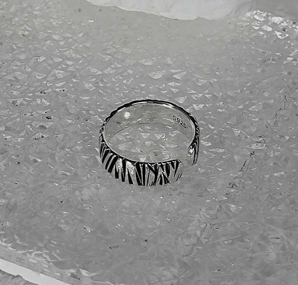 Nhẫn Ash - Sọc Dọc