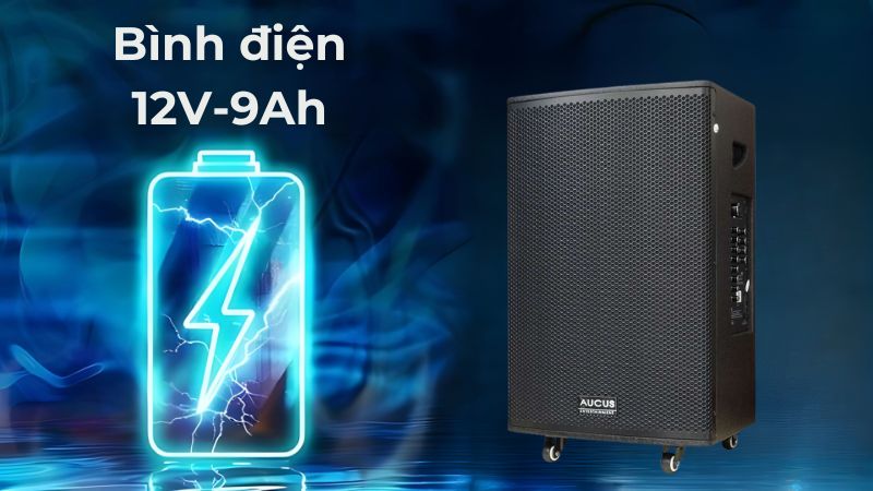 loa kéo aucus ak600 nguồn điện linh hoạt